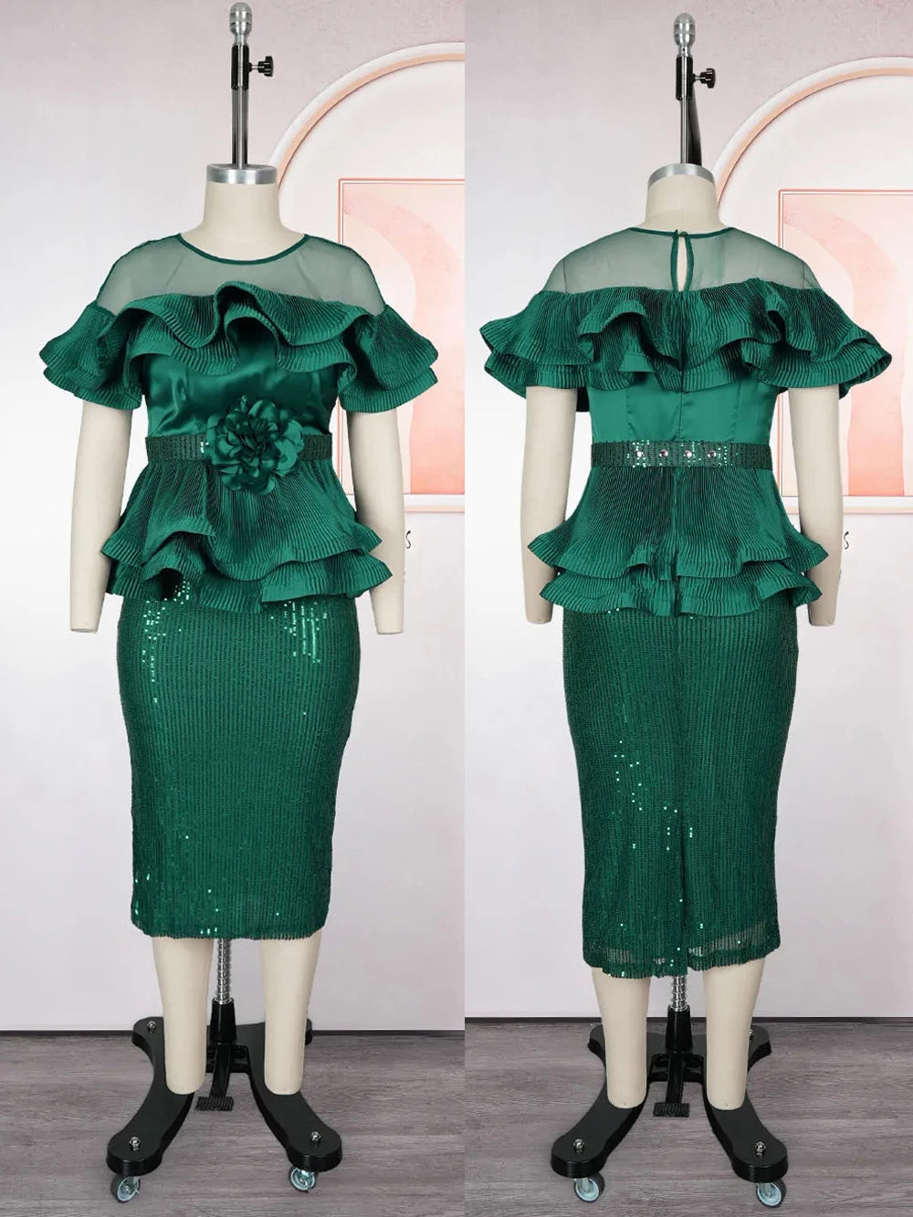 Elegant Women Luxury Party Dresses Dashiki Sequins Bodycon Robe Wedding Prom Birthday Evening Dress 2026 Spring Africa Clothing