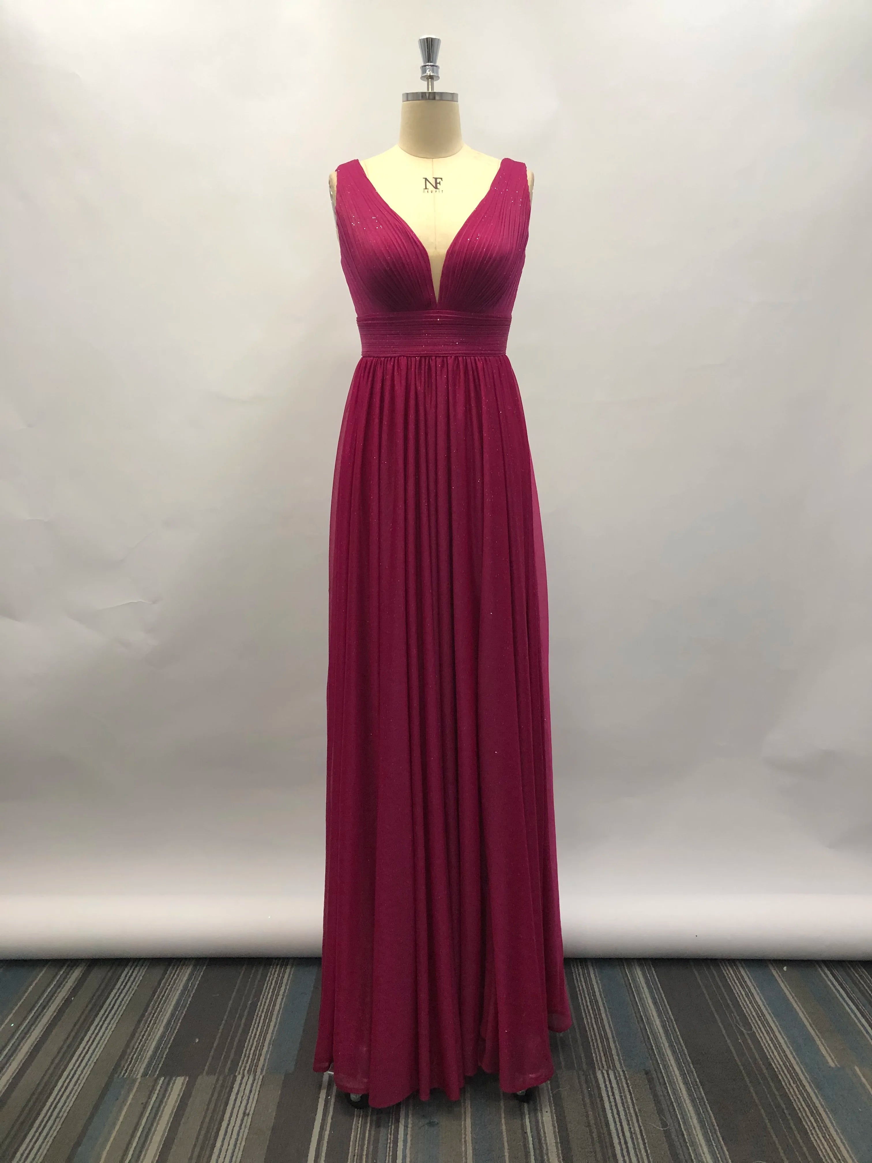 Elegant A-line Evening Dresses Luxury Floor Lenght Backless Formal Deep V-neck Women Caicktail Wedding Party Gowns