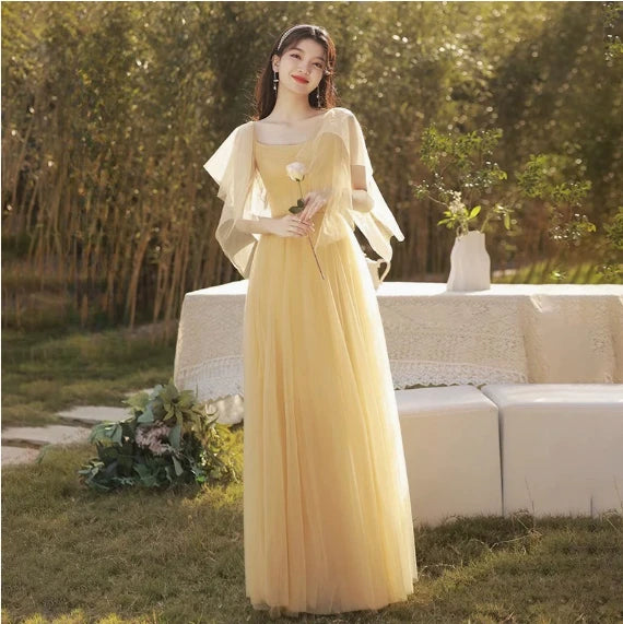 Sisters up Dress Mori Bridesmaid Dress 2025 New Winter Fairy Temperament Wedding Female Graduation High Sense